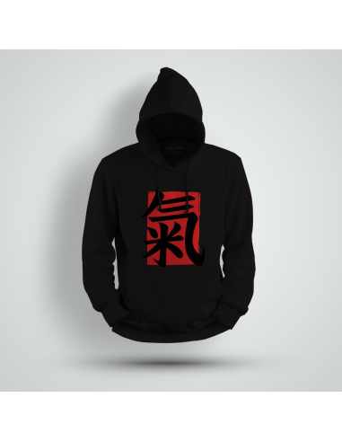 Capuche Noir à Zip 280 G