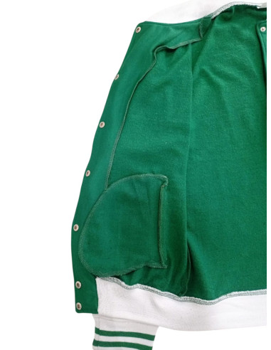 Veste TEDDY Vert et blanc 280 G