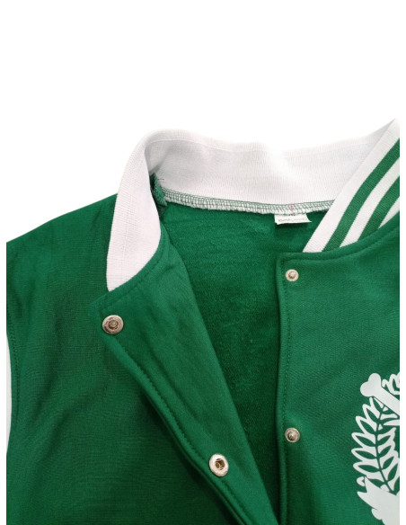 Veste TEDDY Vert et blanc 280 G